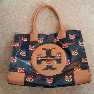 Fox Patterned Tory Burch Tote